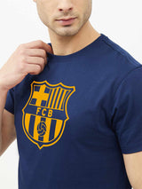 FC Barcelona: Classic Crest T-Shirt - Navy