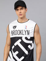 Brooklyn Nets: Sleeveless Jersey - White