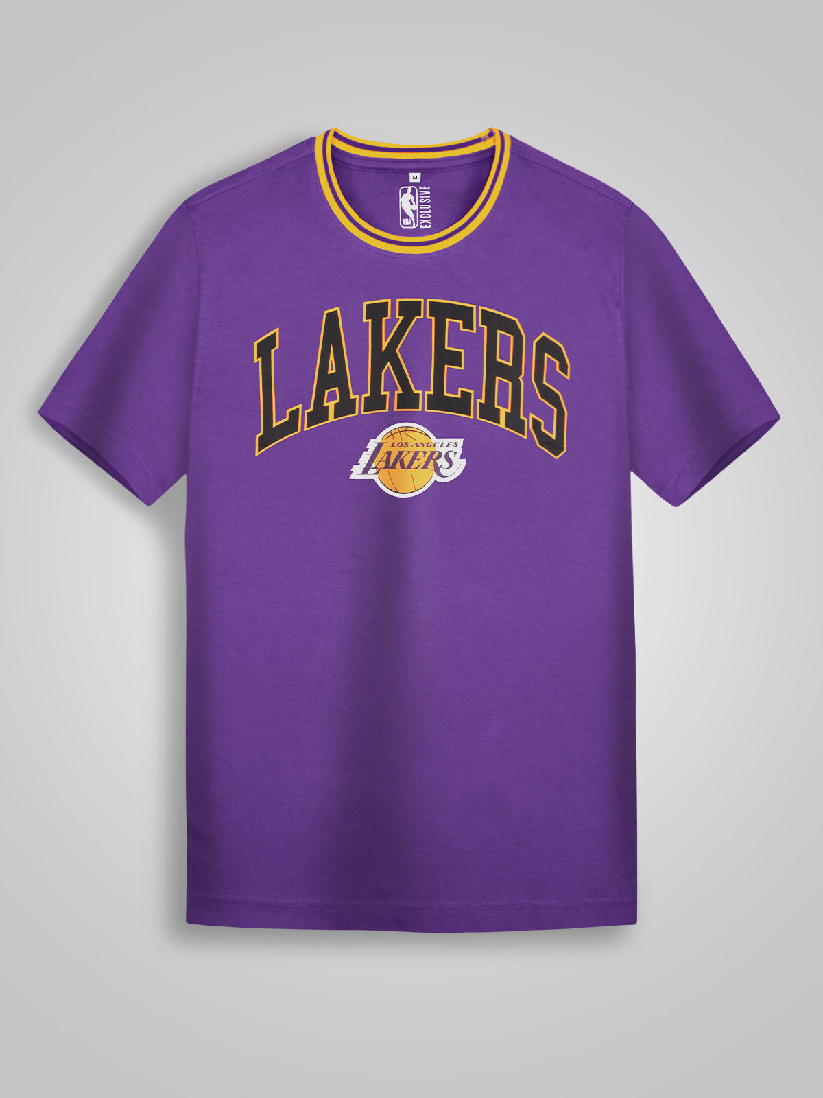Los Angeles Lakers: Core Typography T Shirt - Purple 3XL / Purple