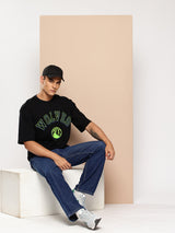 Minnesota Timberwolves Midnight Black Oversized T-Shirt