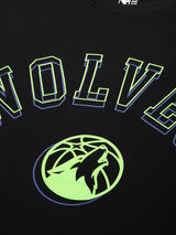 Minnesota Timberwolves Midnight Black Oversized T-Shirt