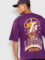 Los Angeles Lakers Graphic Oversized T-Shirt