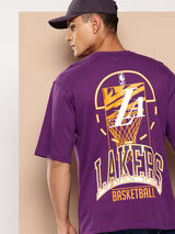 Los Angeles Lakers Graphic Oversized T-Shirt