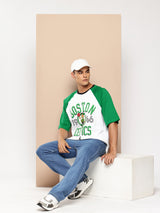 Boston Celtics Contrast Colour Oversized T-Shirt