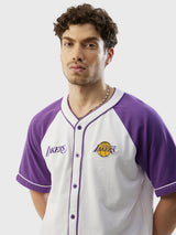 Los Angeles Lakers Knit Baseball Shirt