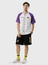 Los Angeles Lakers Knit Baseball Shirt