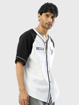 Chicago Bulls Knit Baseball Shirt