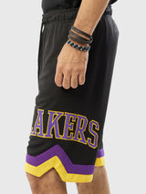 Los Angeles Lakers Embroidered Shorts
