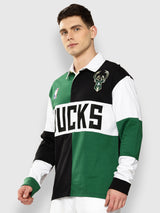 Milwaukee Bucks Embroidered Oversized Polo Full Sleeve