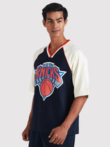 Knicks Contrast Colour Oversized T-Shirt