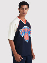 Knicks Contrast Colour Oversized T-Shirt