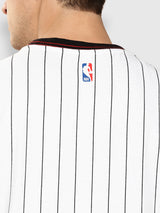 Chicago Bulls Striped Oversized T-Shirt