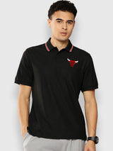 Chicago Bulls: Classic Polo Black