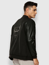 Chicago Bulls Black Varsity Jacket