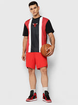 Chicago Bulls Striped Oversized T-Shirt