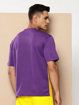 Los Angeles Lakers Striped Oversized T-Shirt