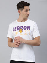 Los Angeles Lakers: LeBron James T-Shirt - White