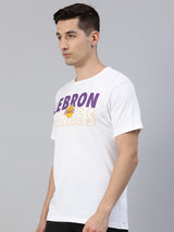Los Angeles Lakers: LeBron James T-Shirt - White