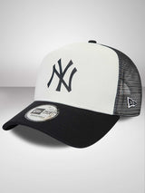 New York Yankees Team Colour White A-Frame Trucker Cap