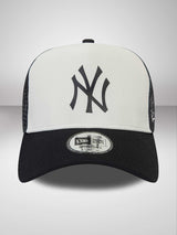 New York Yankees Team Colour White A-Frame Trucker Cap