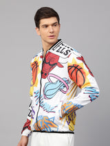 NBA: Logo Mash Lightweight Bomber Jacket
