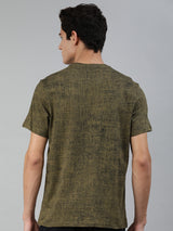MotoGP: Grunge T Shirt - Grunge Olive Green