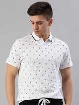 Juventus FC: Micro Crest Polo - White