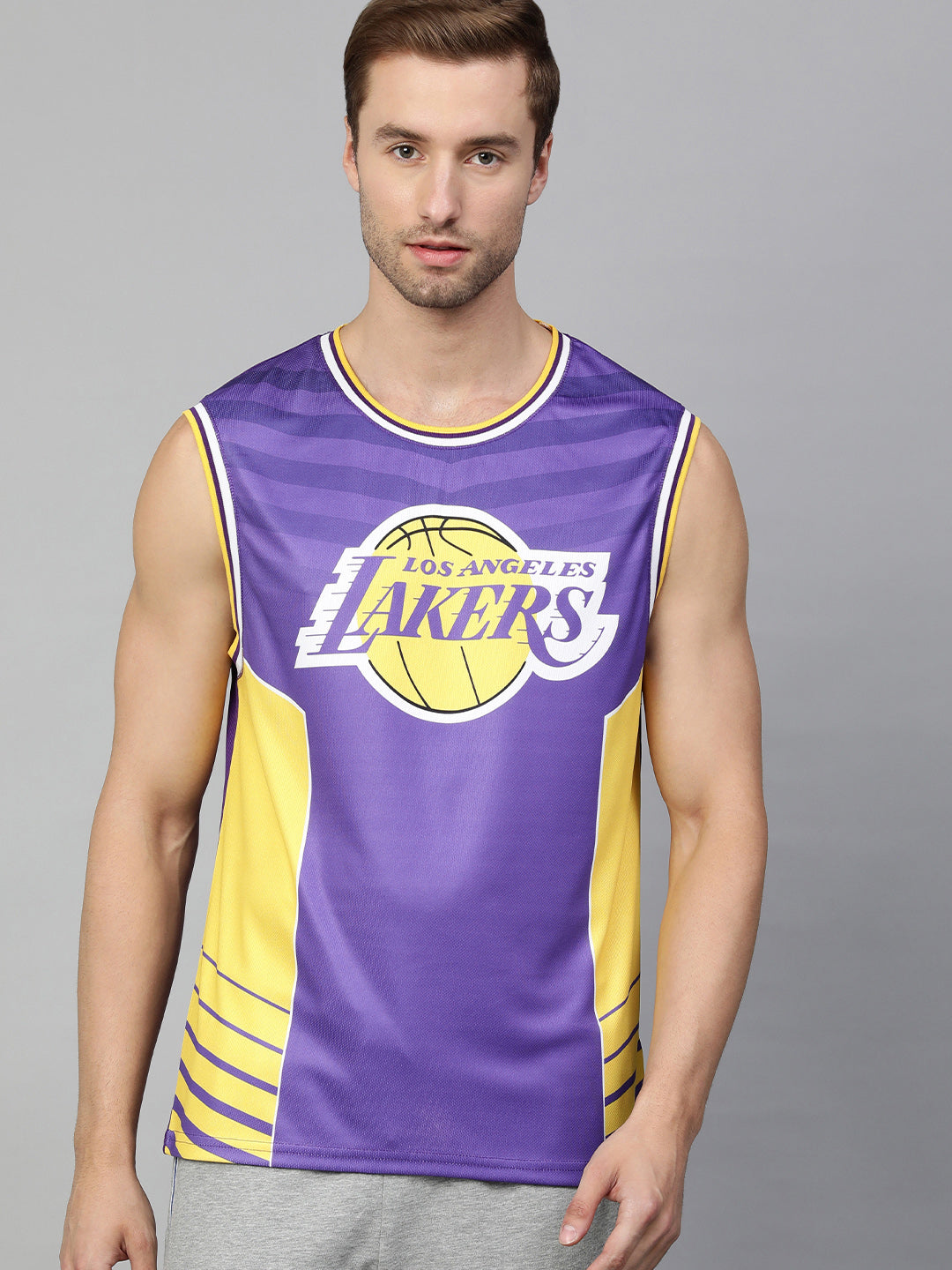 Los Angeles Lakers: Athletic Sleeveless Jersey - Purple – Shop The