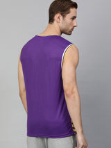 Los Angeles Lakers: Athletic Sleeveless Jersey - Purple