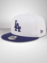 LA Dodgers White 9FIFTY Snapback Cap