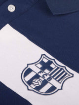 FC Barcelona: Colour Blocked Polo - Navy