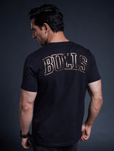 Chicago Bulls Gold Foil T-shirt - Black