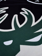 Milwaukee Bucks: Oversized Logo Sleeveless Jersey - Black