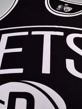 Brooklyn Nets: Oversized Logo Sleeveless Jersey - Black