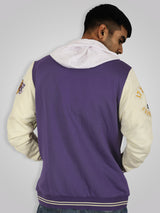 Los Angeles Lakers: Letterman Jacket - Purple