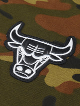 Chicago Bulls: Camo Baseball Shirt - Olive Green