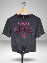 PBKS: Varsity Tie up Top - Anthra Melange