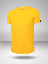STA: Round Neck T-Shirt - Mustard