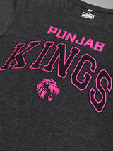 PBKS: Varsity Tie up Top - Anthra Melange