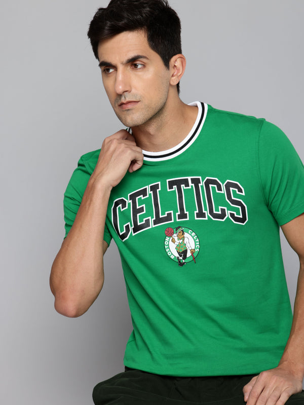 Boston Celtics: Core Typography T Shirt - Green
