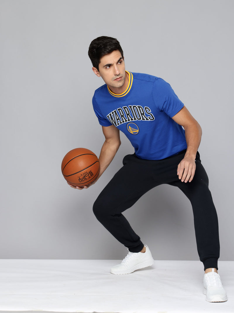 Golden State Warriors: Core Typography T Shirt - Royal Blue