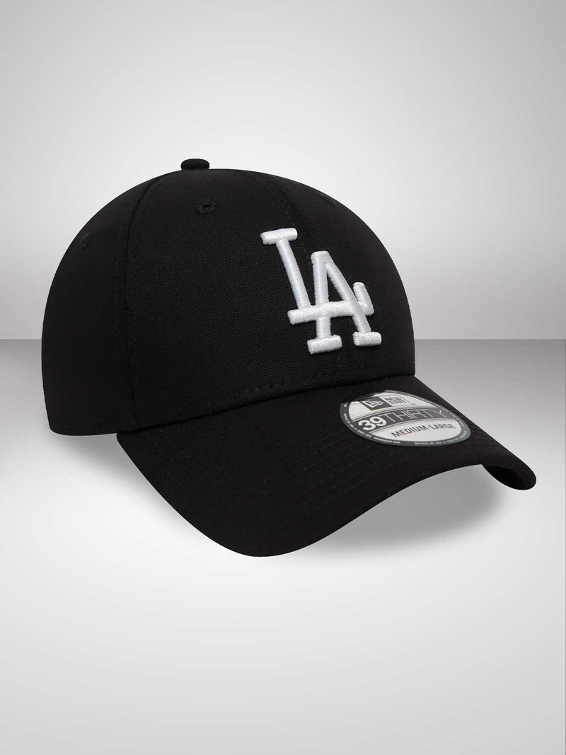 New Era Black League Essential 39THIRTY Los Angeles Dodgers Adjustable Cap