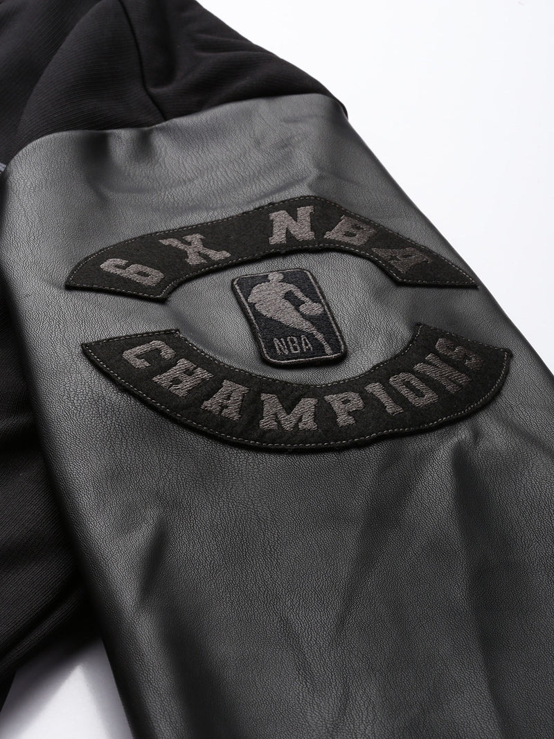 Chicago Bulls Black Varsity Jacket