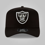 Las Vegas Raiders Black 9FIFTY Stretch Snap Cap