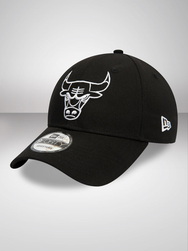 Chicago Bulls Essential Outline Black 9FORTY Cap