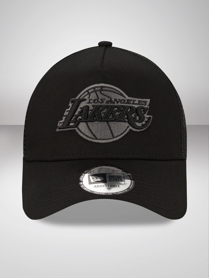 LA Lakers All Day Black 9FORTY A-Frame Trucker Cap