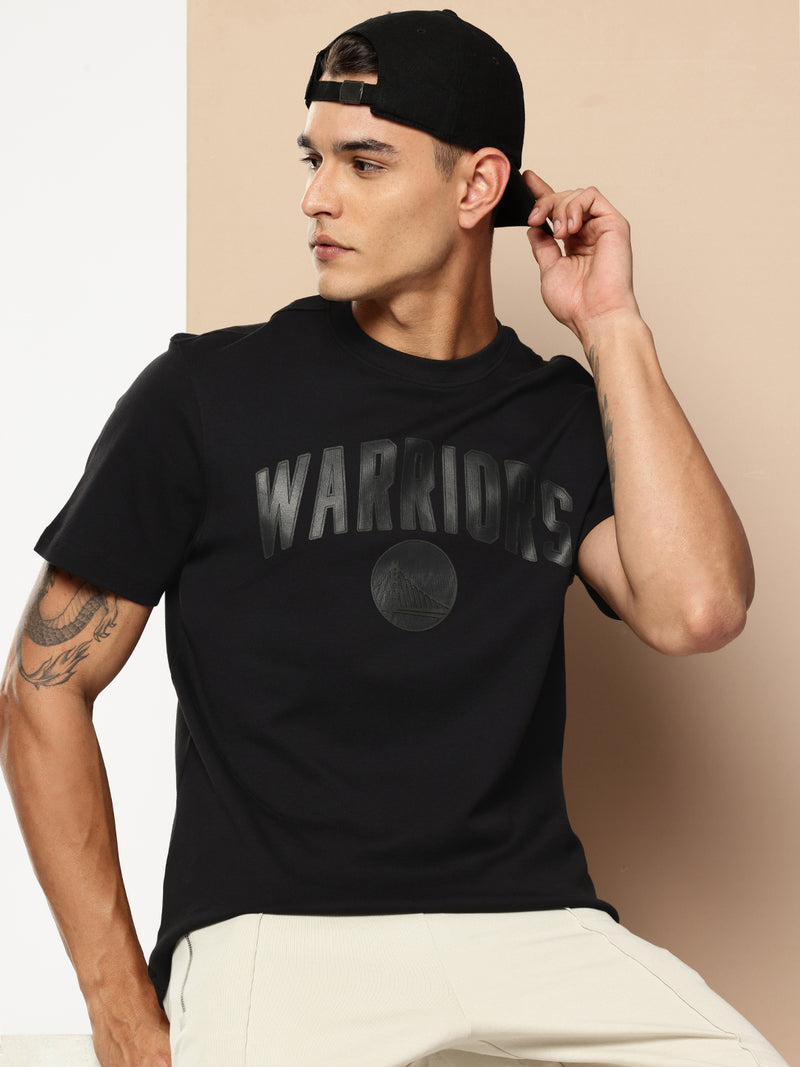 Golden State Warriors Monochrome Black T-Shirt