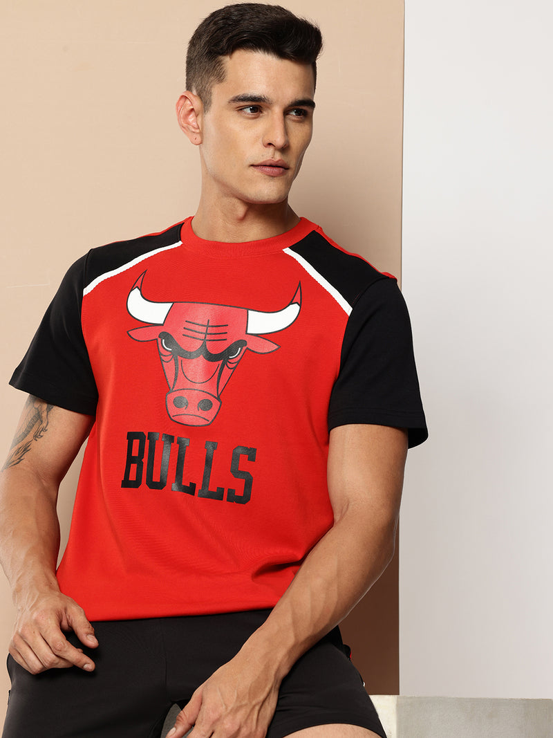 Chicago Bulls Printed Raglan T-Shirt