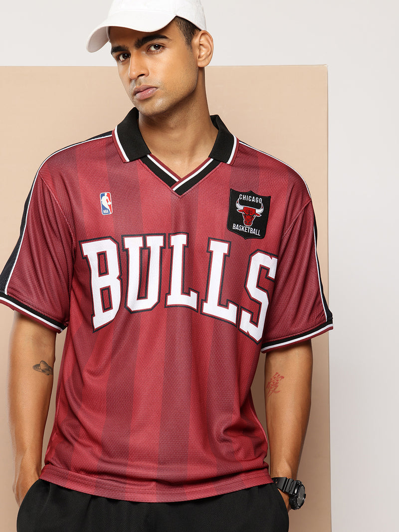 Chicago Bulls Vintage Oversized Polo