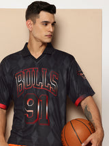 Dennis Rodman Vintage Football Oversized Polo